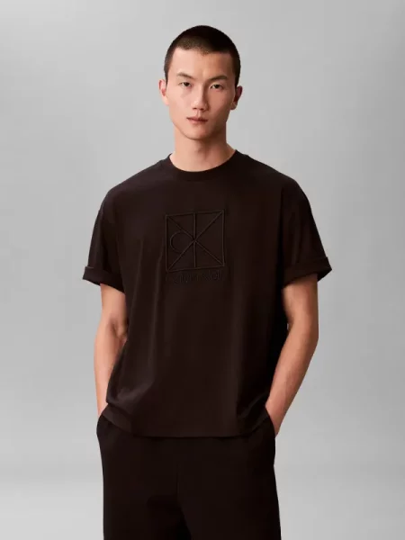 Calvin Klein póló sima fekete