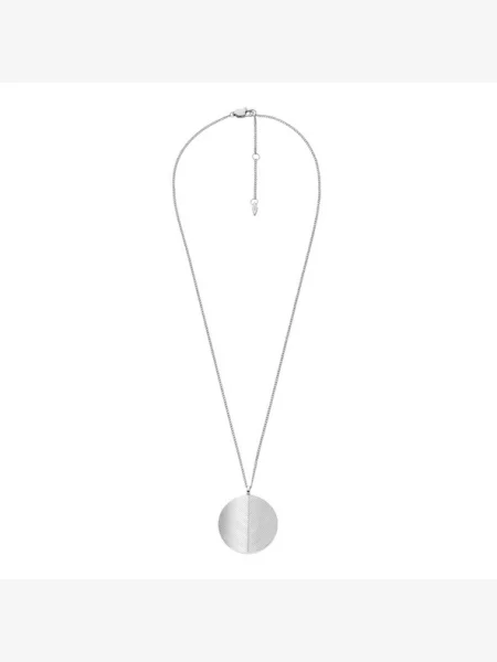 Κολιέ Fossil Harlow Locket Ασημί