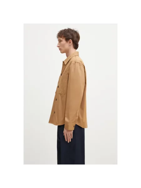 Kurtka koszulowa Maison Kitsune beżowa