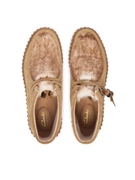 Clarks Auliniai batai Torhill Moss Šviesiai smėlinė
