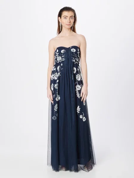 Coast Rochie de seară bleumarin alb