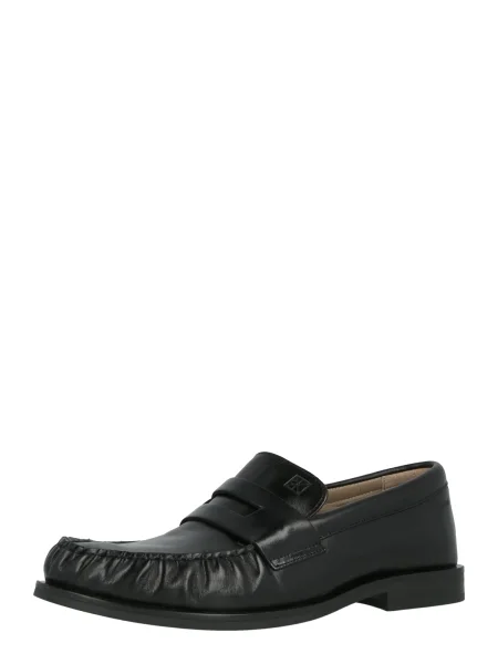 Calvin Klein Loaferke Ess Rubber Loafer Wr Pol Lth črna