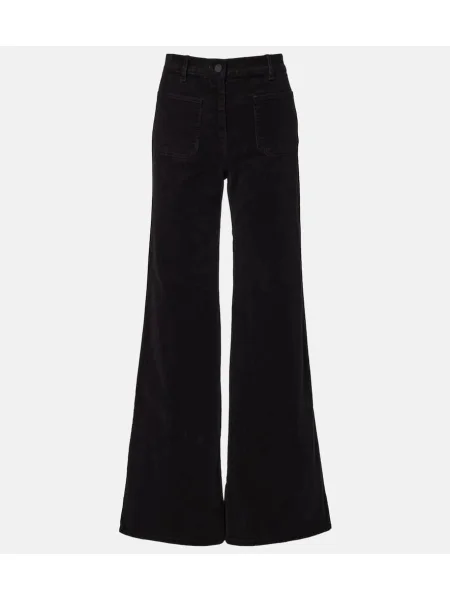 Menčestrové nohavice Nili Lotan čierna