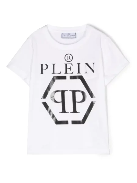 Koszulka dziecięca Philipp Plein biała