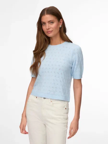 VERO MODA Pulover VMDOFFY deschis albastru