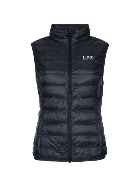Matlasat vestă Ea7 Emporio Armani cu imagine negru