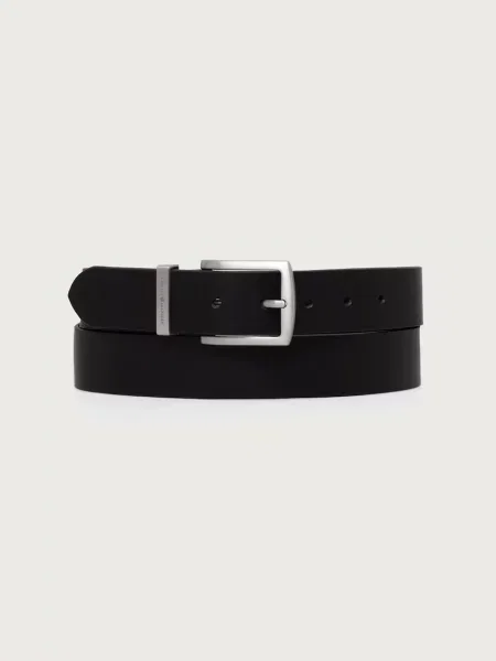 Tommy Hilfiger Curea de piele Denton Corp negru