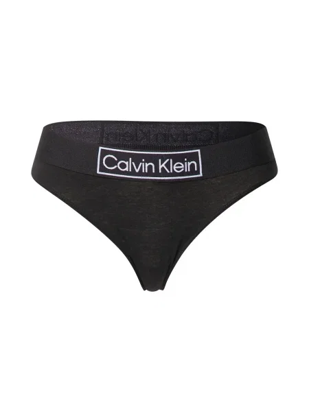 Calvin Klein Underwear Tanga / alb negru