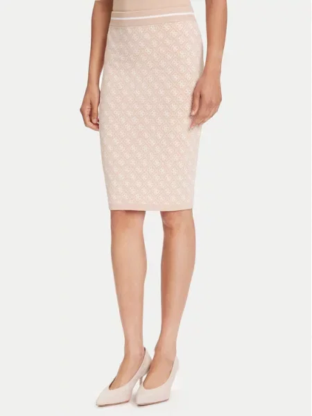 Guess Спідниця-олівець бежевий
