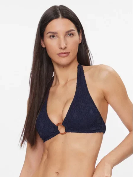 Gornji del bikini Lauren Ralph Lauren modra