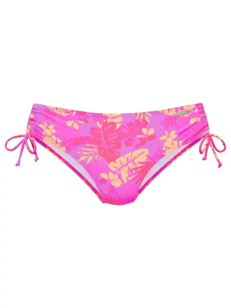 VENICE BEACH Slip costum de baie lămâie / mov orhidee / mov neon / fucsia galben