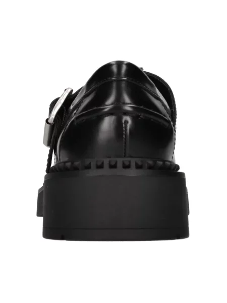 Loafersy Ash skórzane czarne