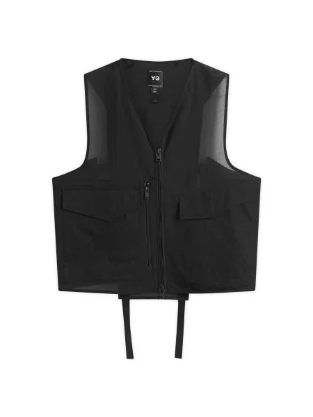 Kamizelka Y-3 z siateczką do biegania czarna