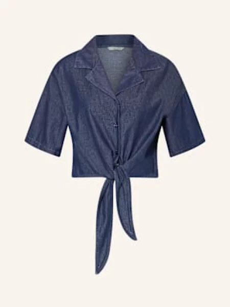 Herrlicher Bluzka Jeansowa Elonie blau niebieska