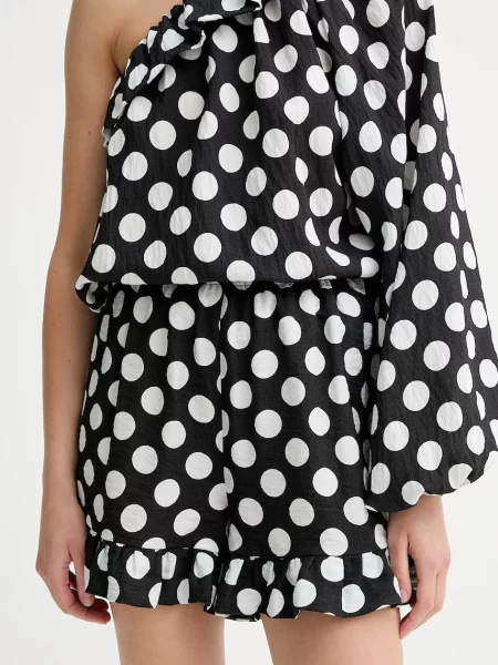 Kratke hlače The Sleeper s uzorkom visoki struk crna