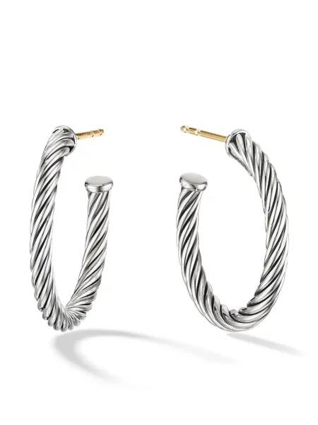 Cercei David Yurman argintiu