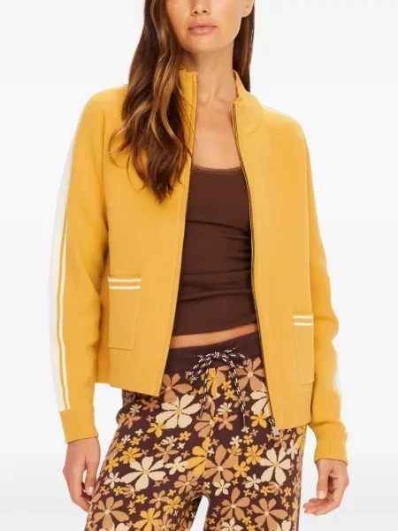 Cardigan The Upside cu dungi galben