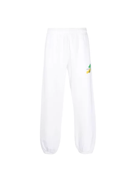 Spodnie dresowe Off-white z logo białe