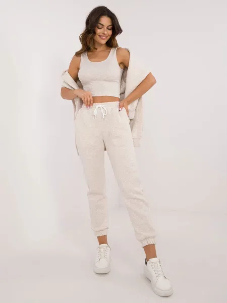 Trening Fashionhunters melange bej