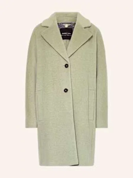 Marc Cain Płaszcz Z Dodatkiem Alpaki gruen
