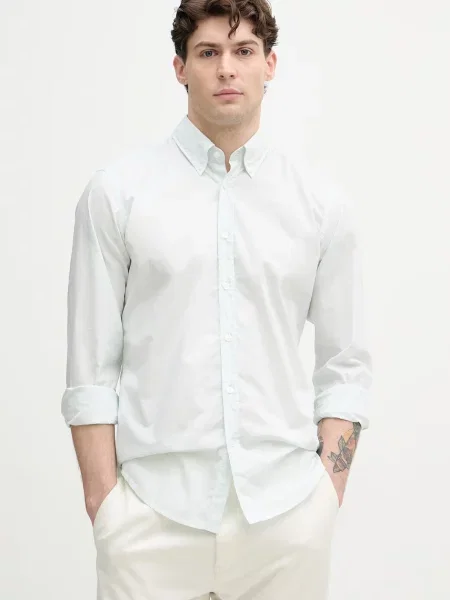 BOSS Orange cămașă pentru bărbați din portocaliu