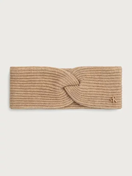 Czapka Calvin Klein beżowa