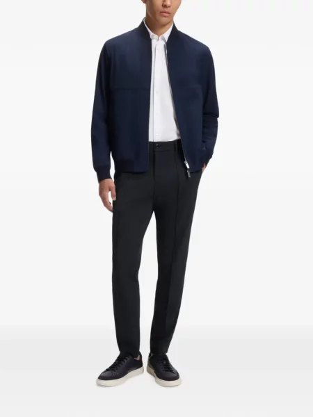 Pantaloni Boss stretch albastru