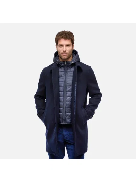 Палто Geox синьо