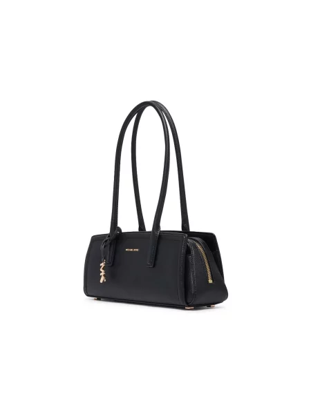 Michael Kors De piele geantă pe umăr Laila negru