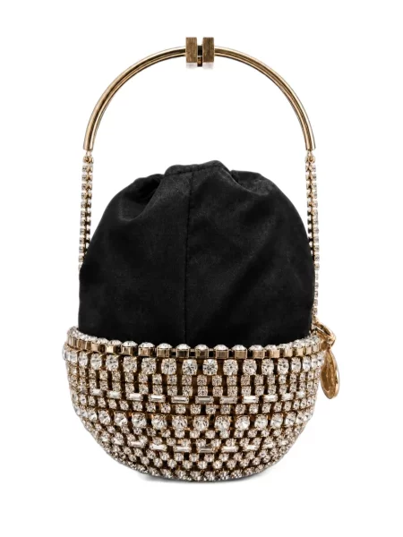 Geantă shopper Rosantica cu cordon negru