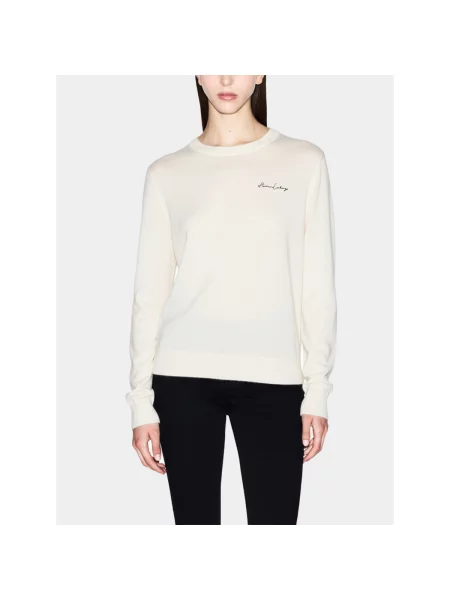 Svetr Armani Exchange bílý