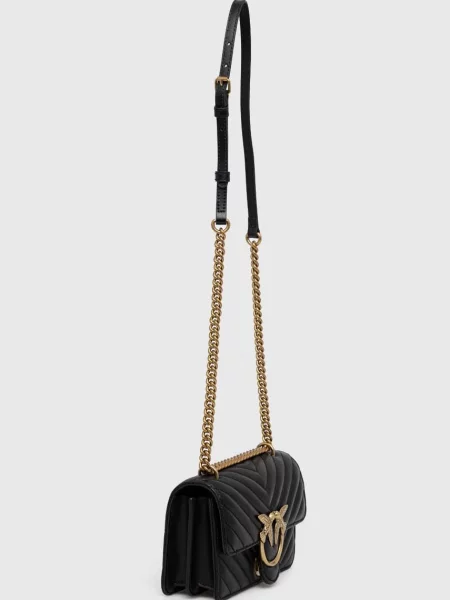Geanta crossbody Pinko din piele negru