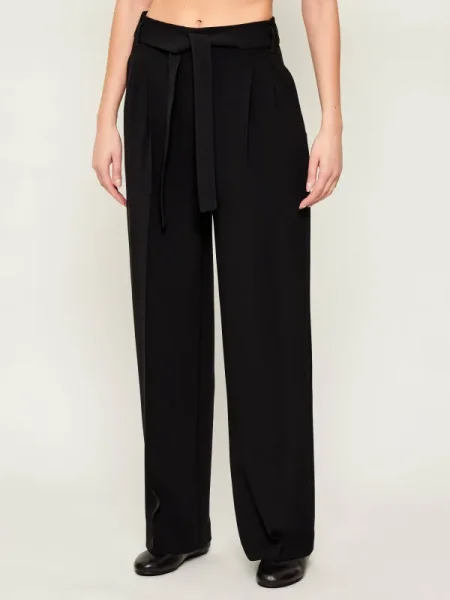 BOSS BLACK Nadrág Tapiana | Relaxed fit fekete