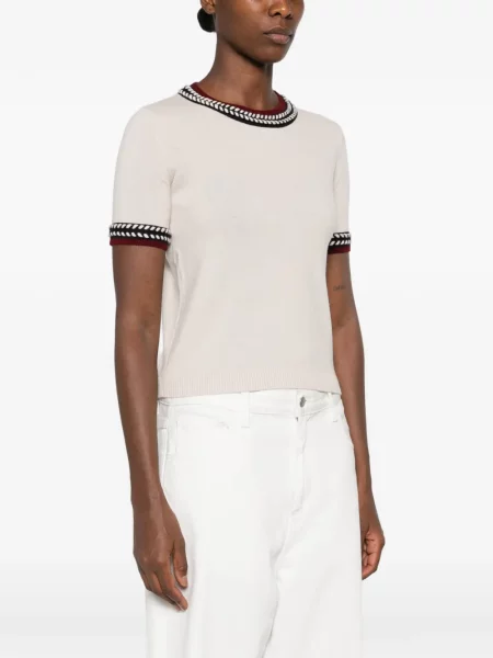 Scurt pulover 's Max Mara cu broderie