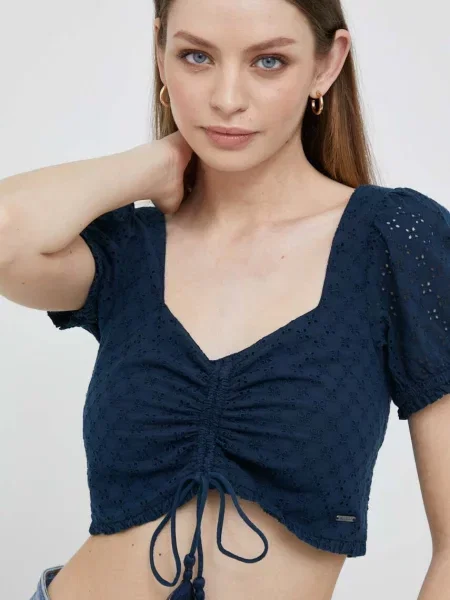 Топ Pepe Jeans тъмносиньо