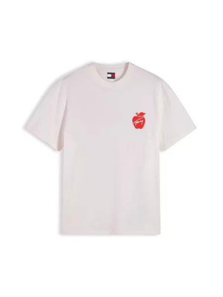 Tommy Jeans Tricou albastru regal / roșu alb