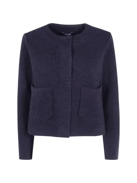 Cardigan Anne Claire de lână albastru