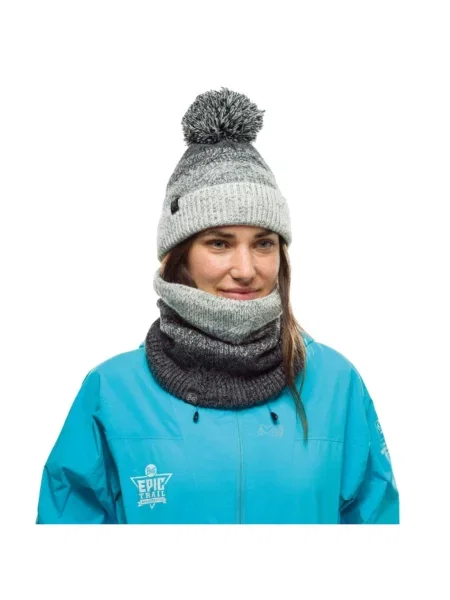 Czapka dla dorosłych Buff Masha Knitted Fleece Hat Beanie szara