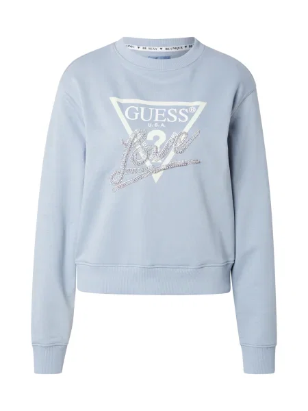 Guess Bluză Albastru alb