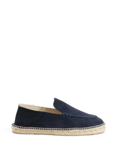 Espadrile Manebi din piele de căprioară albastru