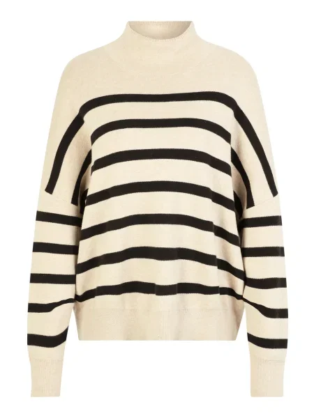 InWear Pulover Tenley ecru negru