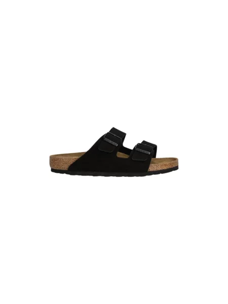 Klapki Birkenstock skórzane czarne