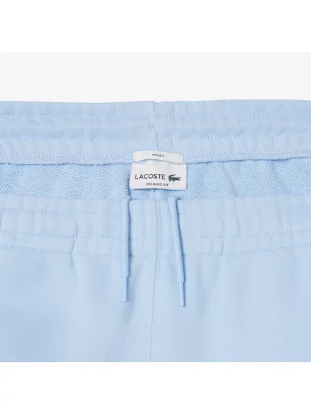 Lacoste Spodnie Dresowe Z Polaru niebieski