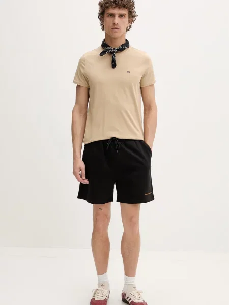 Tommy Jeans Tričko / tmavomodrá / červená / biela béžová