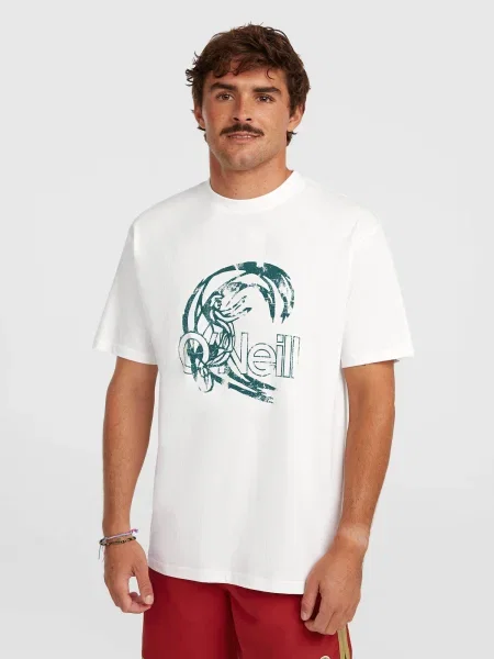 O'NEILL Tricou Circle Surfer verde închis alb