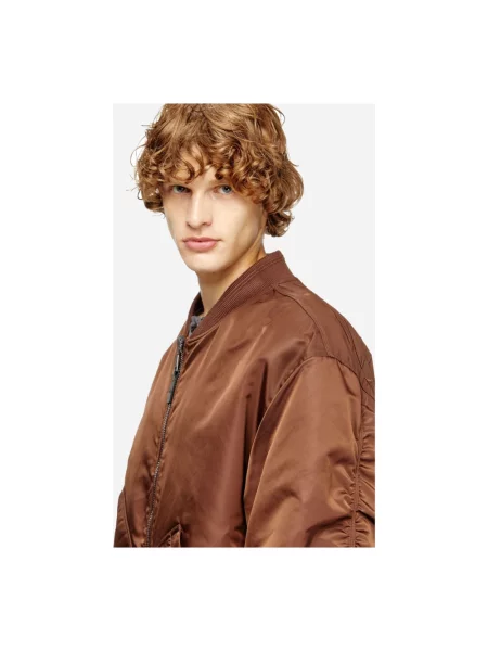 Kurtka bomber Diesel brązowy