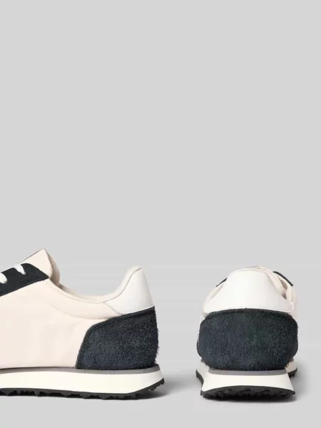 Sneakersy z mieszanki skóry i tkaniny model SHARD' Napapijri białe