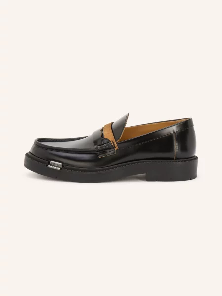 Maison Margiela Mokasyny Decortique schwarz czarne