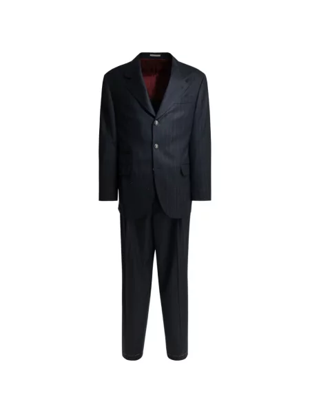 Costum Brunello Cucinelli de lână albastru