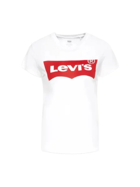 Top Levi's z nadrukiem biały